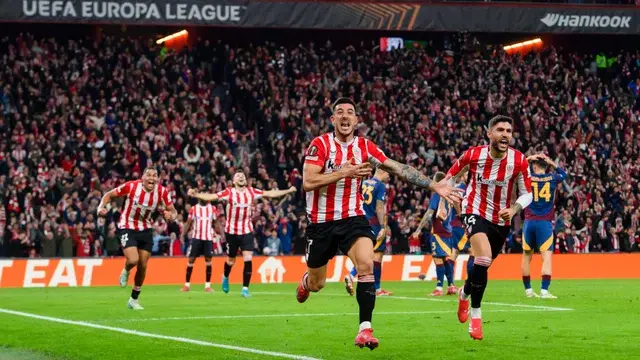 Yuri Berchiche, autor del segundo gol del Atletic Club.
