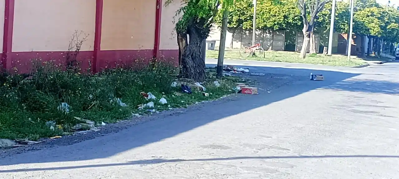 Totalmente sucio no juntan ni la basura