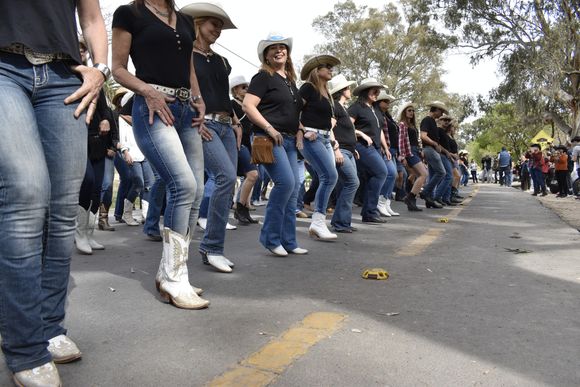 All together 2: así fue el encuentro de escuelas de line dance en la avenida costanera