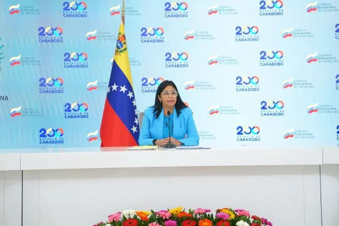 Delcy Rodríguez arremete contra Iván Duque: “Es un fracaso para erradicar el narcotráfico”