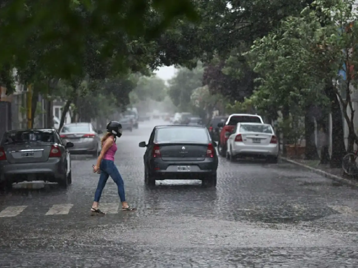 Alivio en la ciudad: tras días de intenso calor, llegó la lluvia