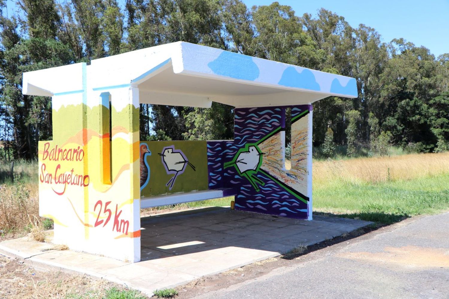 Garita sobre la ruta 72