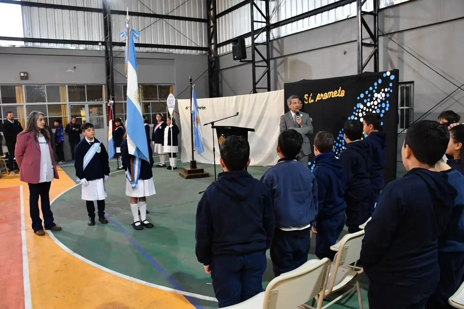 acto Día de la Bandera