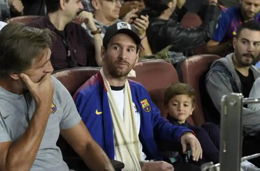 ¿El hijo de Messi eligió equipo?
