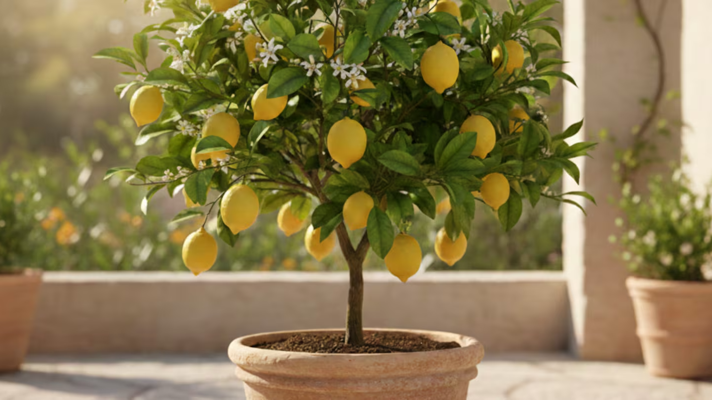 Tener un limonero en maceta: el secreto para que se llene de frutos