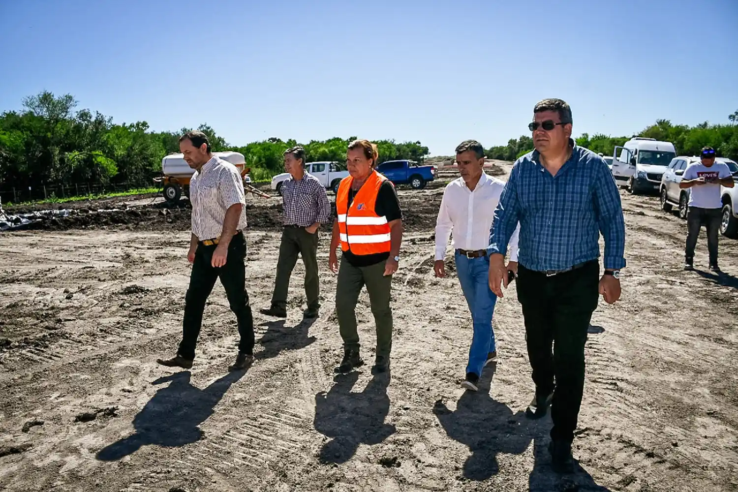 Comenzó la construcción de los pilotes para el nuevo puente “El Cinto”