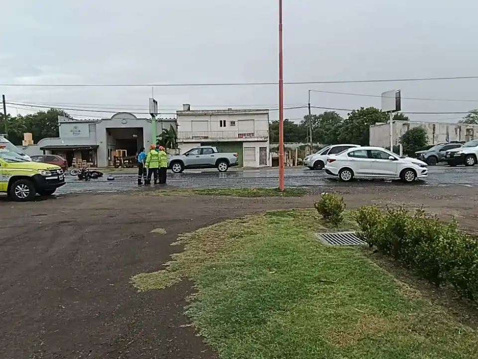 El accidente ocurrió sobre ruta 8, entre Chile y Uruguay. Foto: BVVT