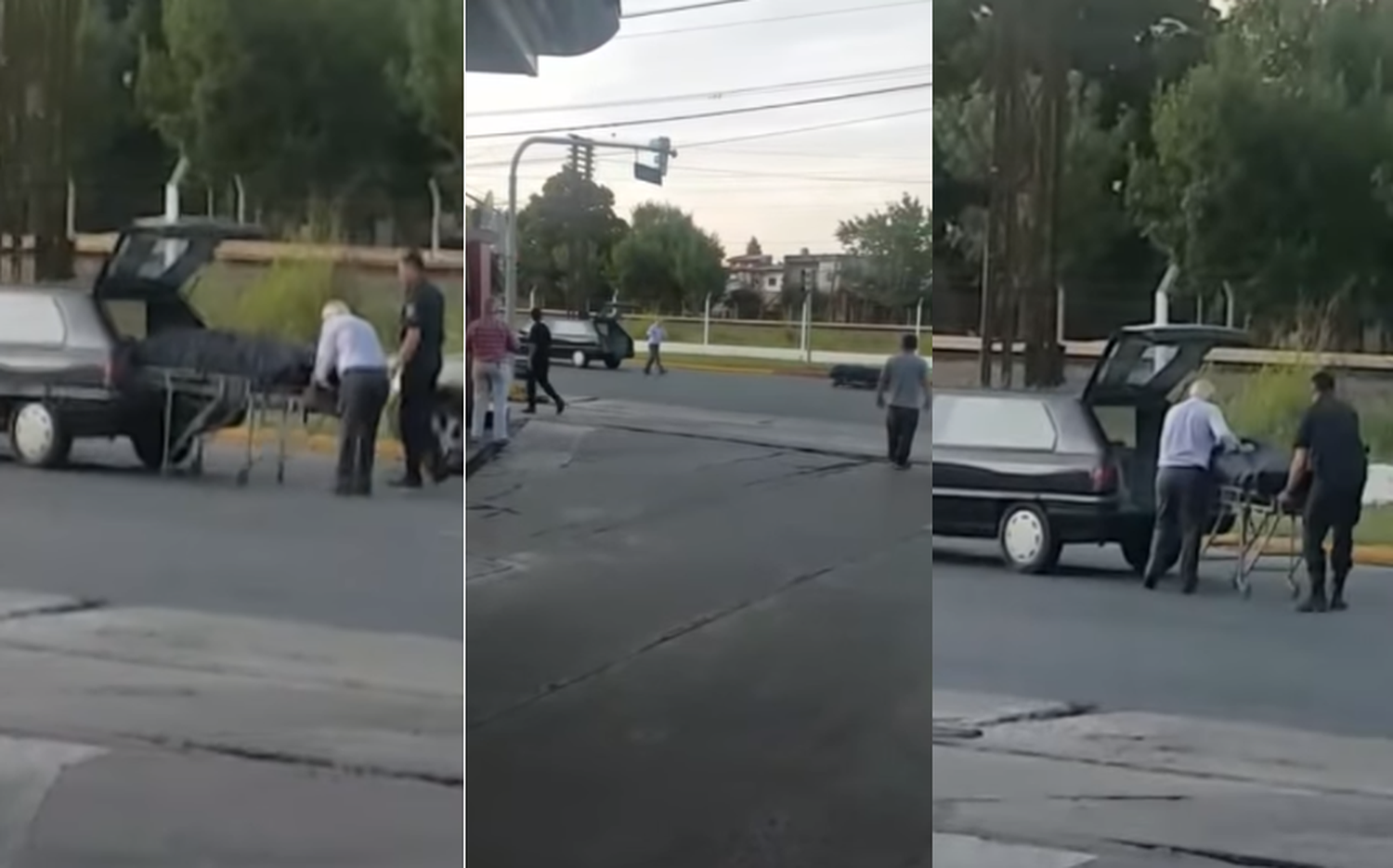 Un coche fúnebre perdió un muerto en pleno conurbano bonaerense