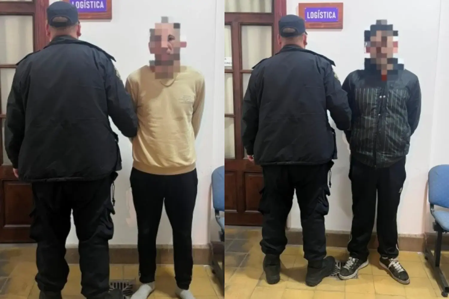 Los detendos quedaron alojados en la Comisaría.