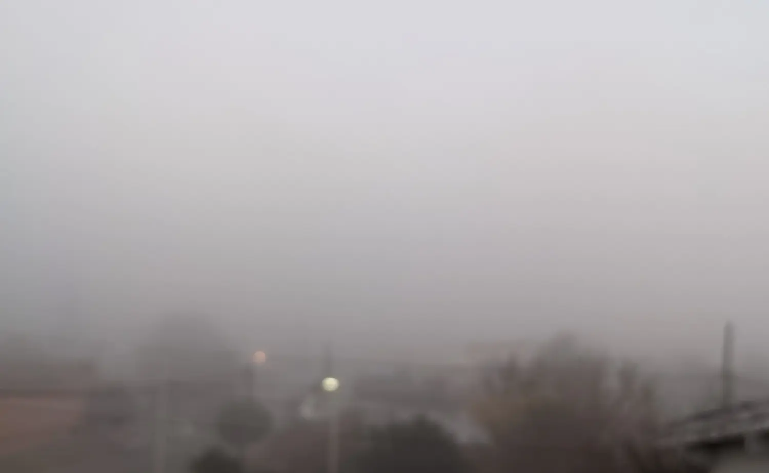 Rige advertencia por niebla para la zona de San Pedro