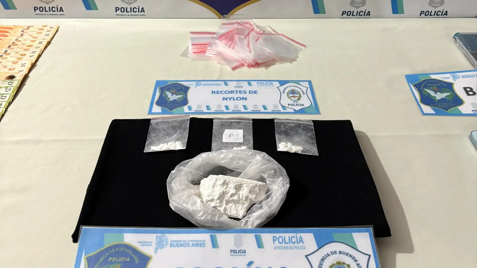 El operativo fue llevado a cabo por la Subdelegación Departamental de Investigaciones del Tráfico de Drogas Ilícitas Tandil.