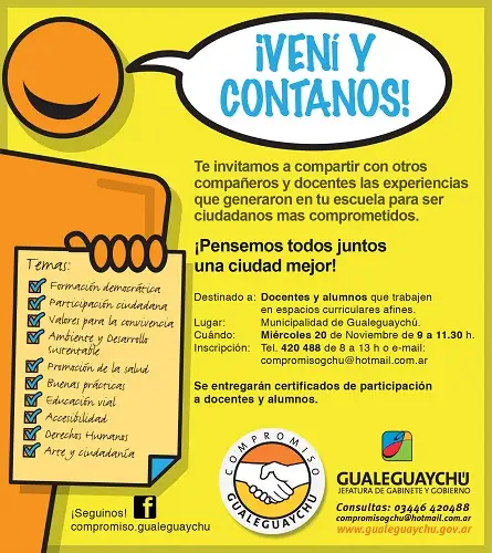 “Vení y Contanos”: los docentes y los alumnos dan a conocer sus actividades