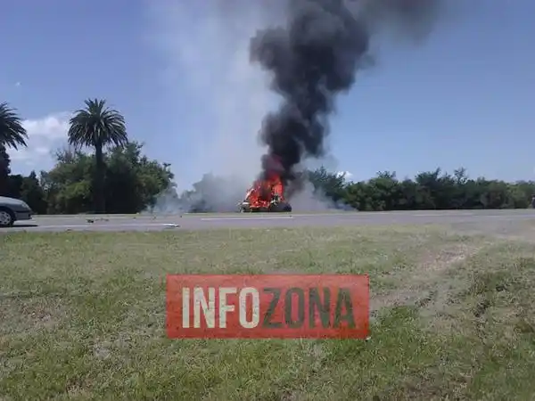 Accidente en Ruta 2 altura Lezama 