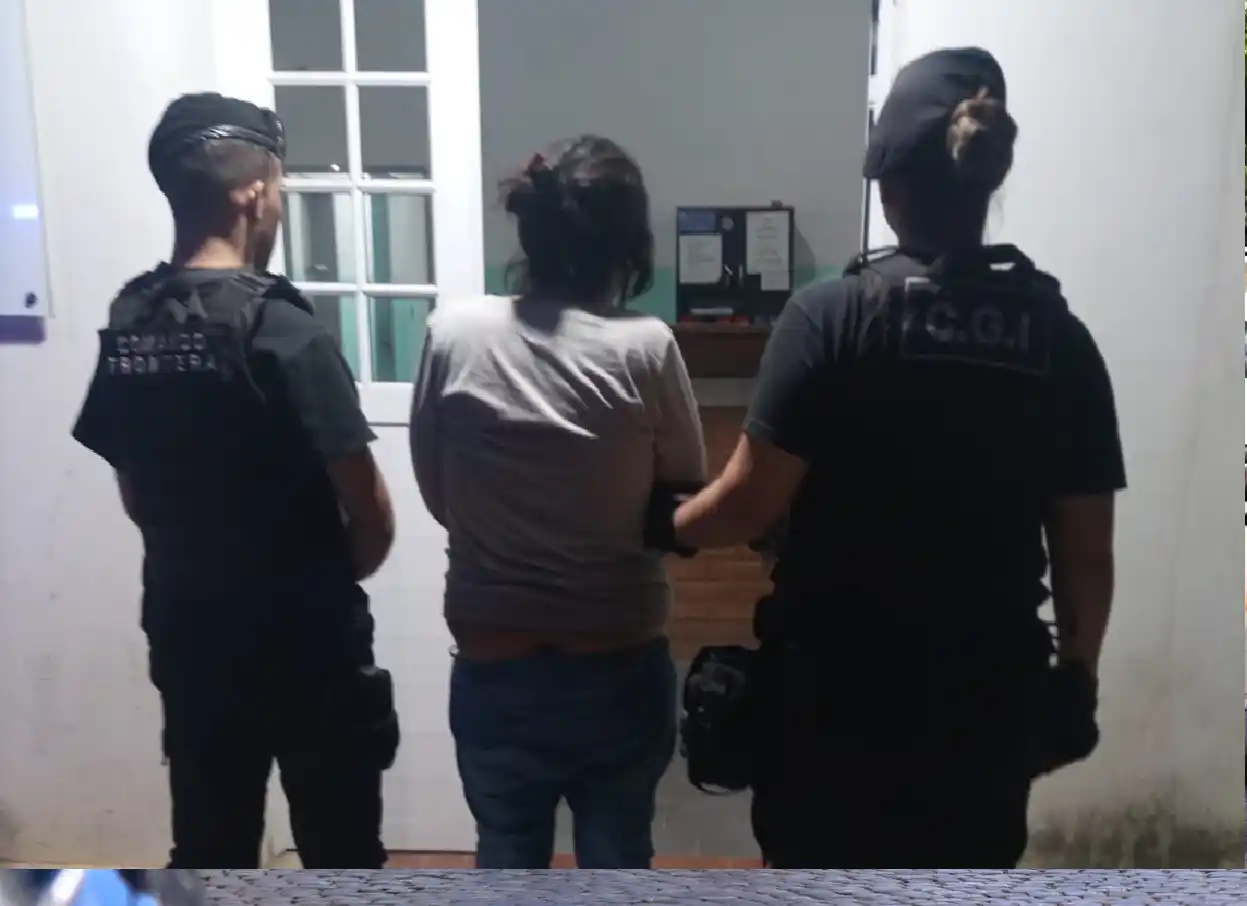 La mujer tiene 32 años y fue detenida en Frontera.