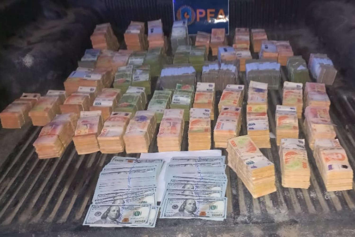 Viajaba a Rosario con más de 35 millones de pesos, no pudo justificarlos y fue detenido