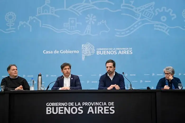 Kicillof anunció el plan desde la Casa de Gobierno bonaerense