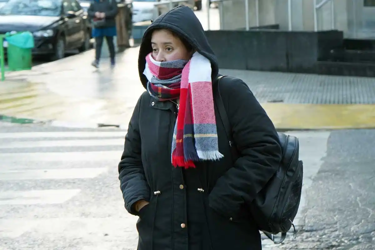 La mañana arrancó fresca en la ciudad