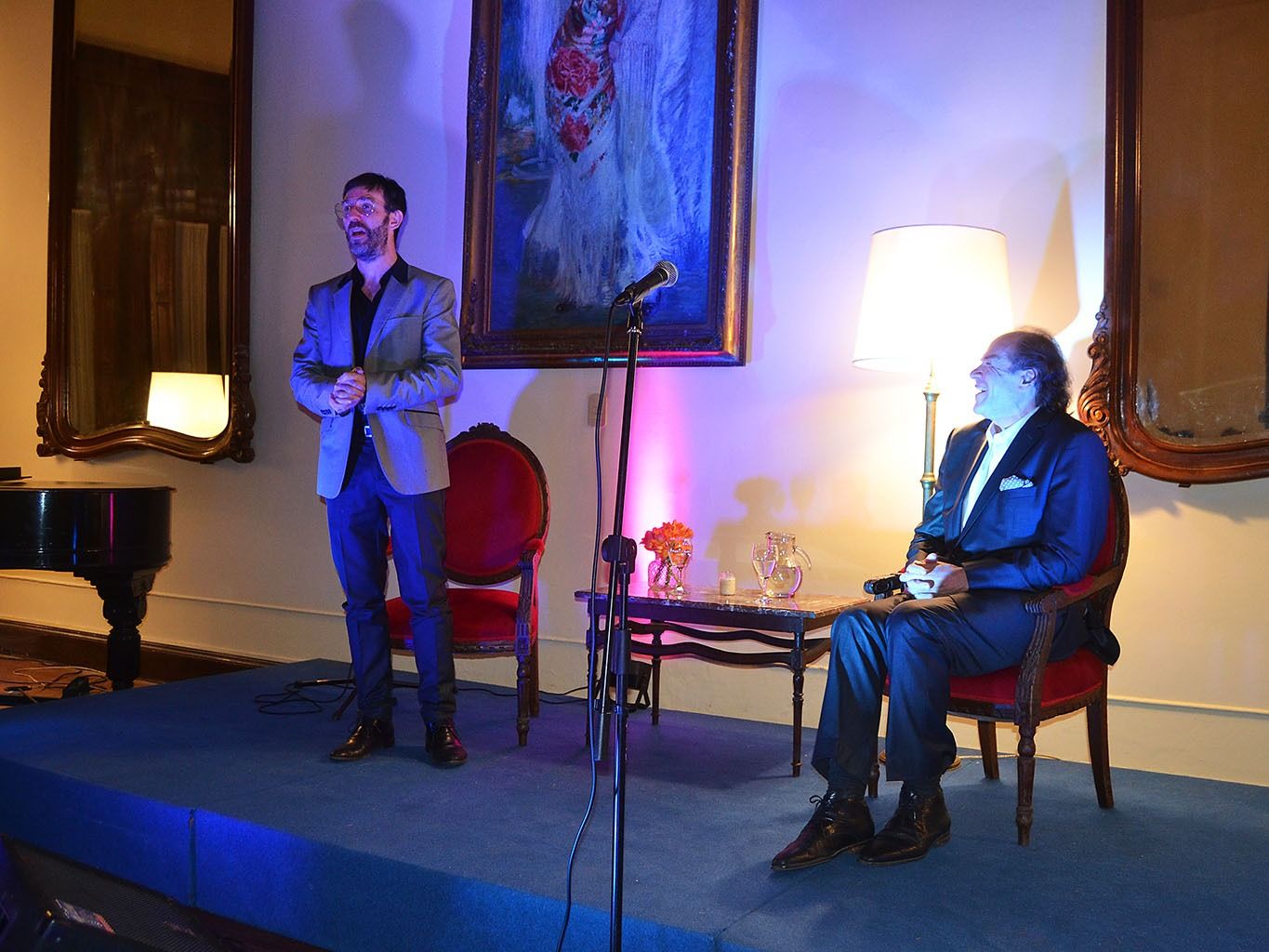 Matías Chapiro (pianista) y Duilio Smiriglia (tenor).