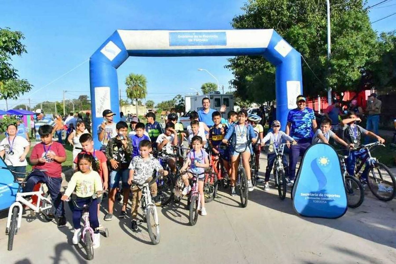 Actividades recreativas en el barrio Las Orquídeas