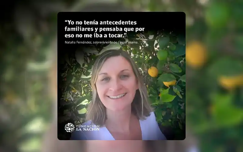 Octubre rosa: la historia de Natalia Fernández, una sampedrina que venció al cáncer de mama