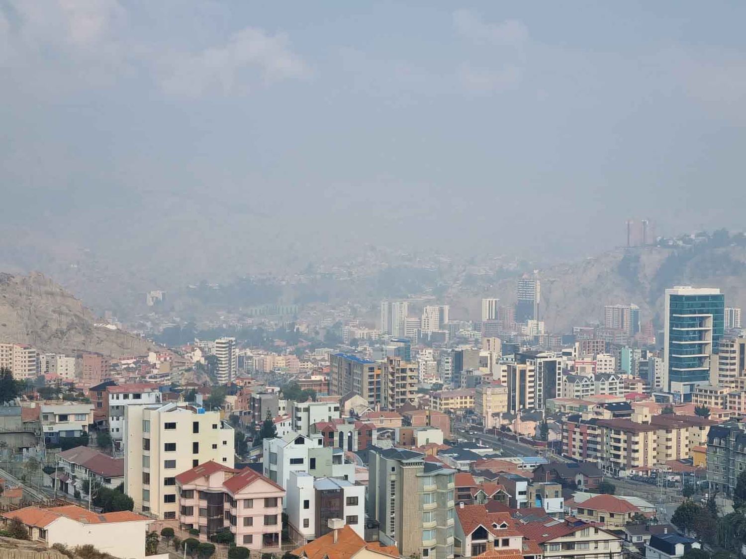 La Paz sufre una de las peores crisis de contaminación por el humo de incendios