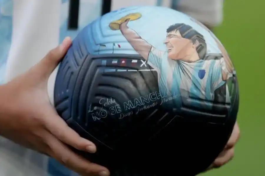 El emotivo homenaje a Diego Maradona en la Finalissima entre la Selección Argentina e Italia