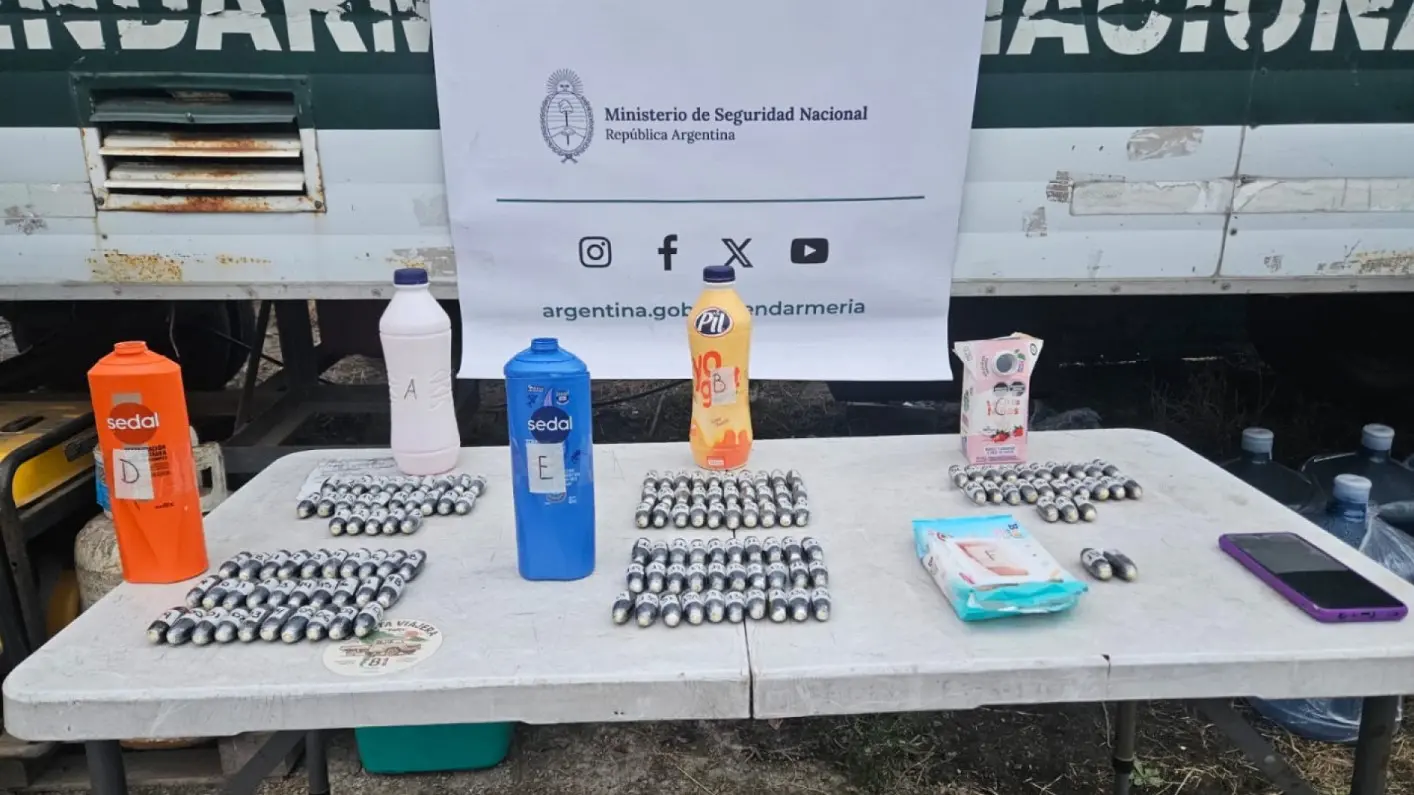 RN34: escanearon envases de shampoo y descubrieron cápsulas de cocaína embutidas