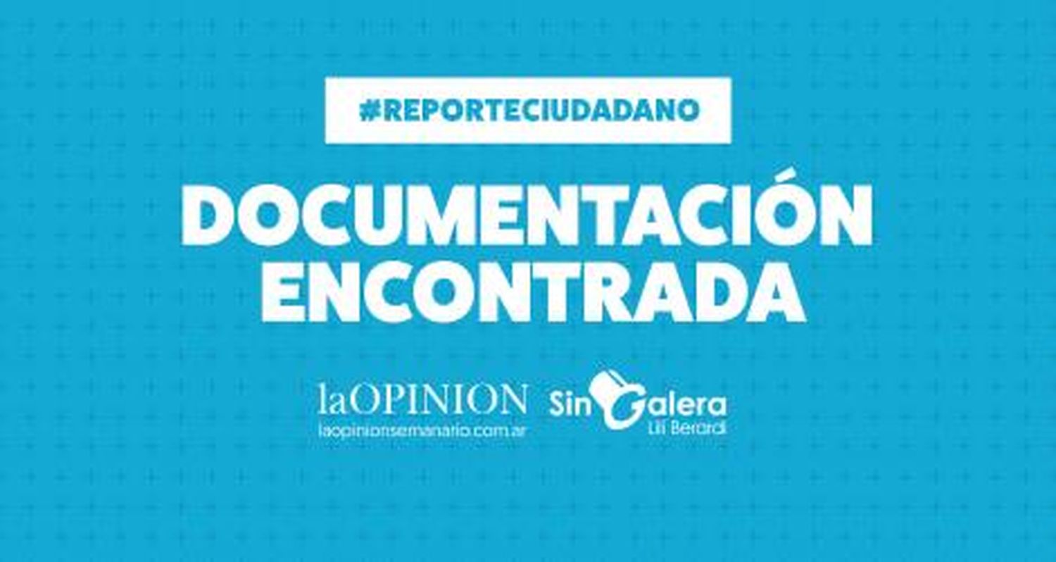 Tarjeta encontrada