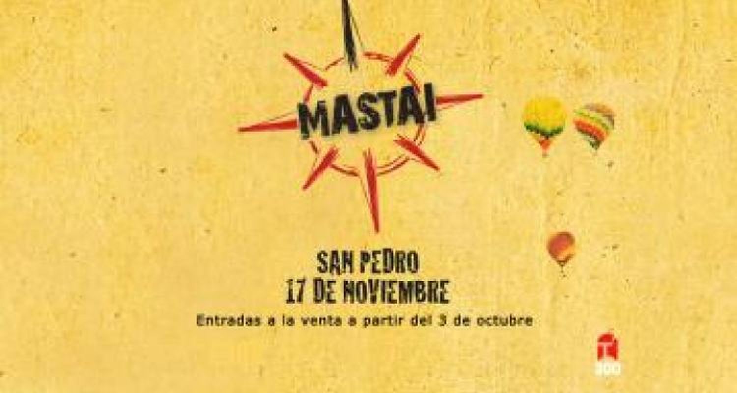 El miércoles 3 de octubre comienzan a vender las entradas para el festival de rock Mastai