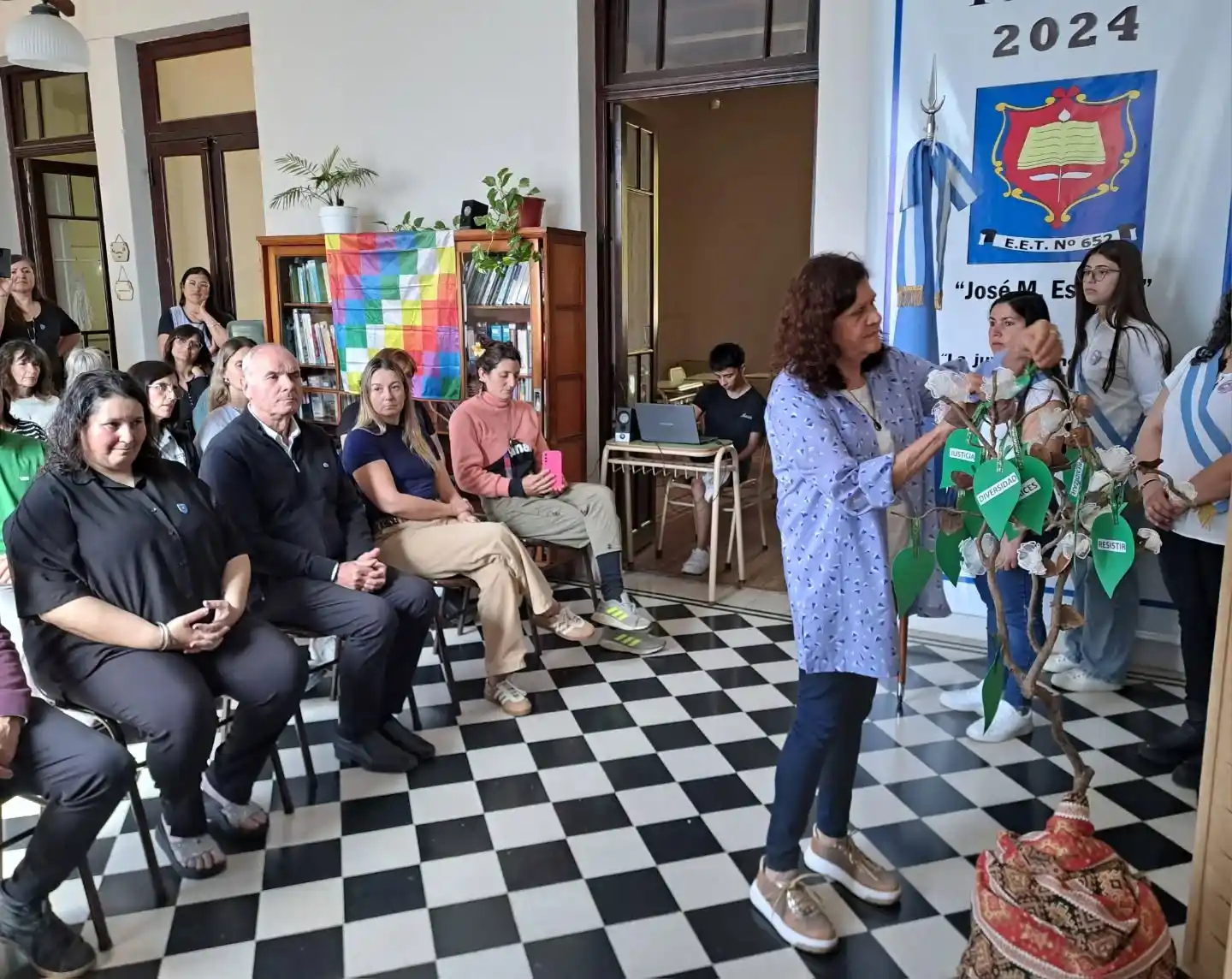 Acto por el día de la Diversidad Cultural.