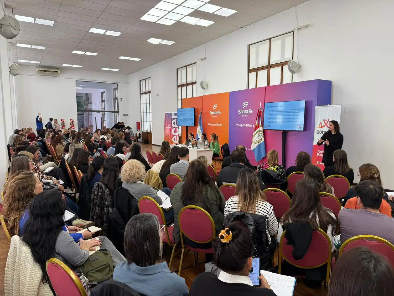 Gran concurrencia tuvo la capacitación.