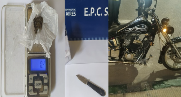 Tres aprehendidos y una moto secuestrada,  informados en el Parte Policial