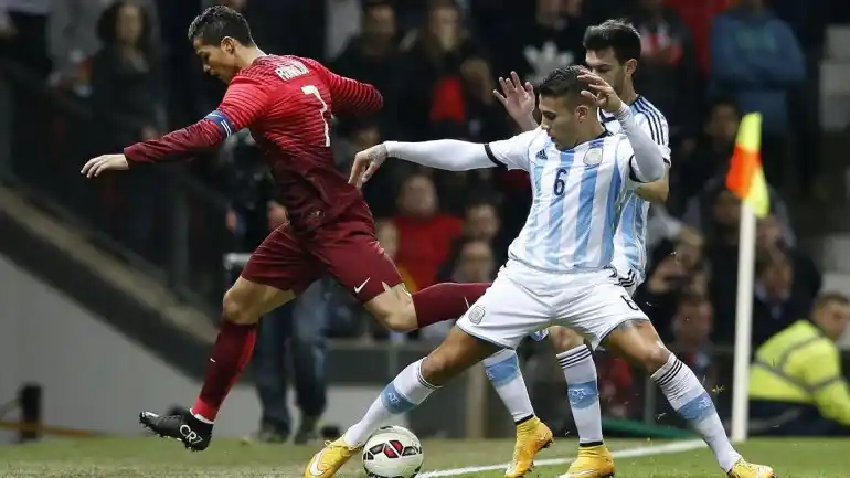 Argentina perdió ante Portugal 1 a 0