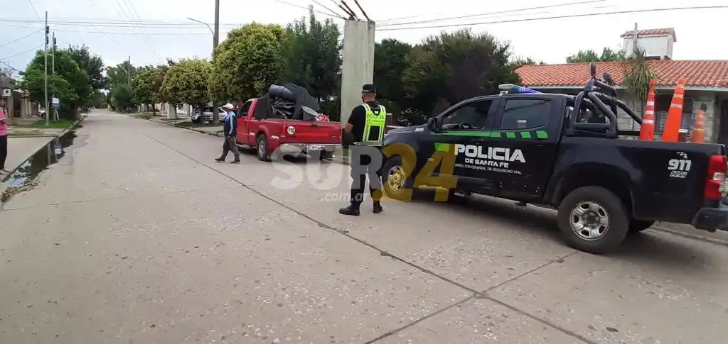 Hughes: detienen a un conductor con placas de cementerio