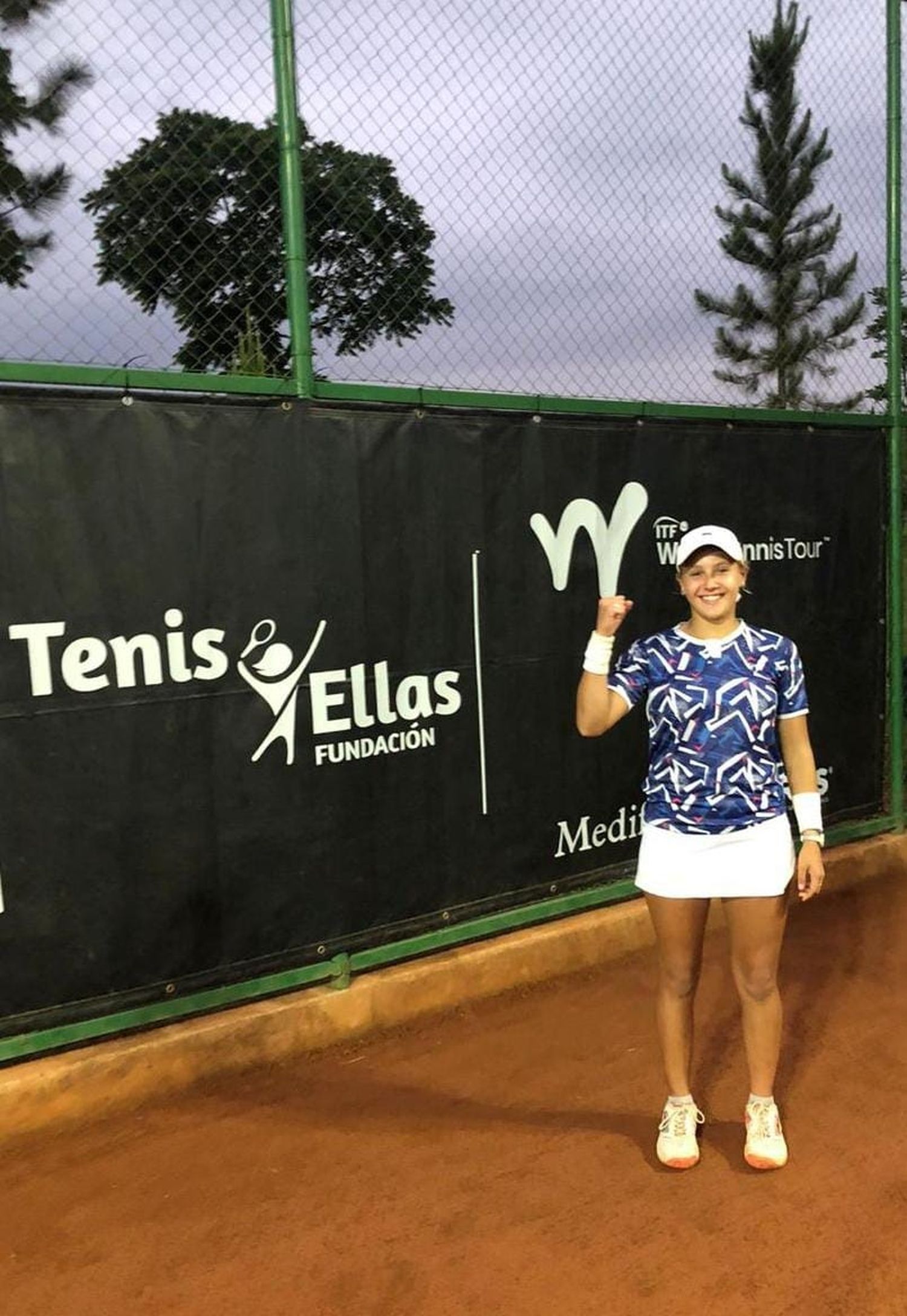 Sol Larraya Guidi ganó y tiene su primer punto WTA