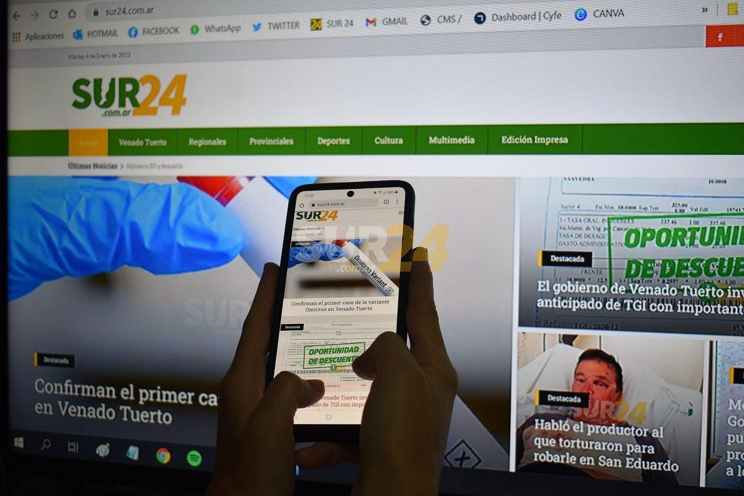 ¿Por qué la web de Sur 24 no funcionó durante más de un día?