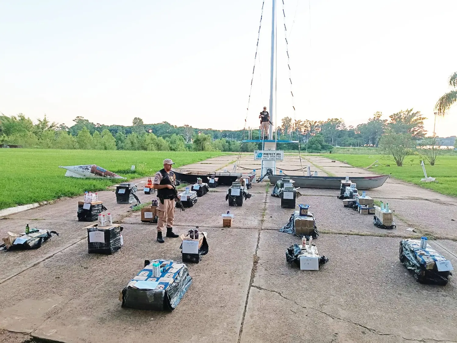 Fuerte bloqueo al contrabando en el río Uruguay