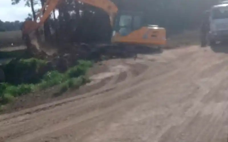 Reclamo en La Buena Moza por obras en el camino