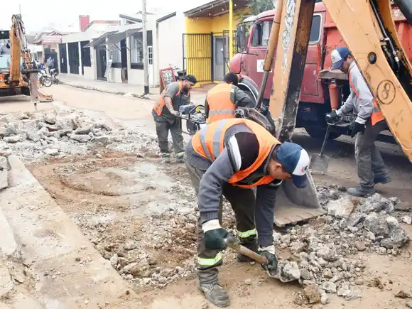 Programa de arreglo y bacheo de calles