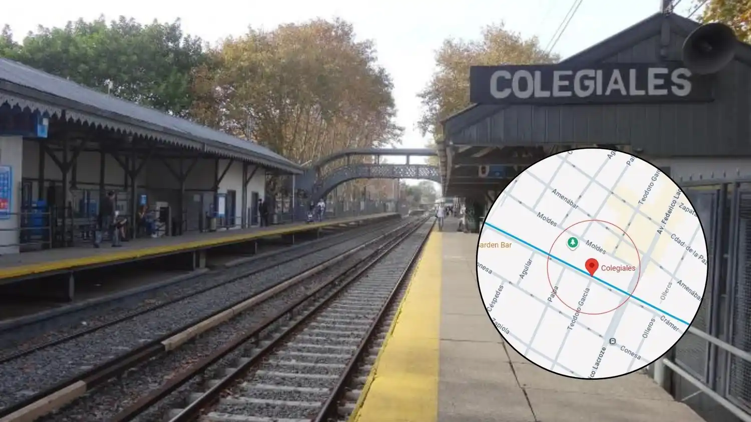 Hasta el 28 de febrero la estación Colegiales será cabecera del ramal Mitre en remplazo de Retiro.