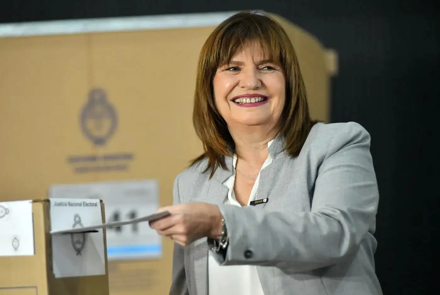 Patricia Bullrich, titular del PRO y aliada de Milei.