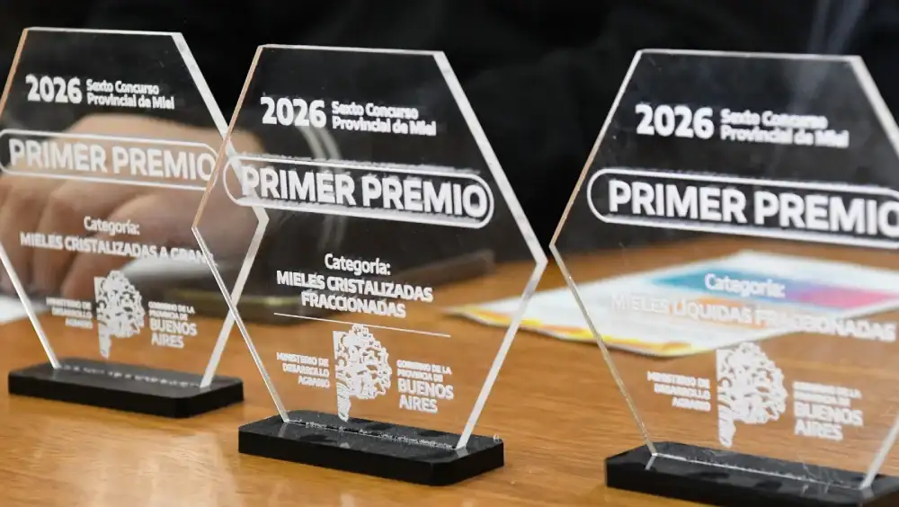 Los galardones del 6° Concurso Provincial de Mieles.