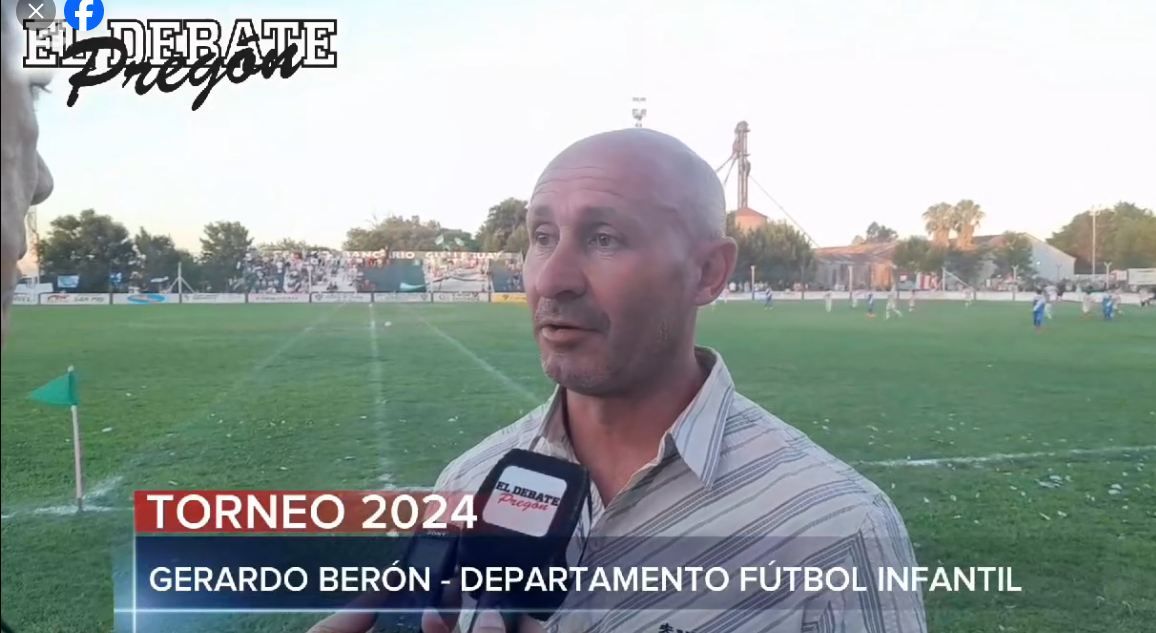 Gerardo Berón: “el Departamento de Fútbol Infantil trabajó a pleno para lograr el objetivo”