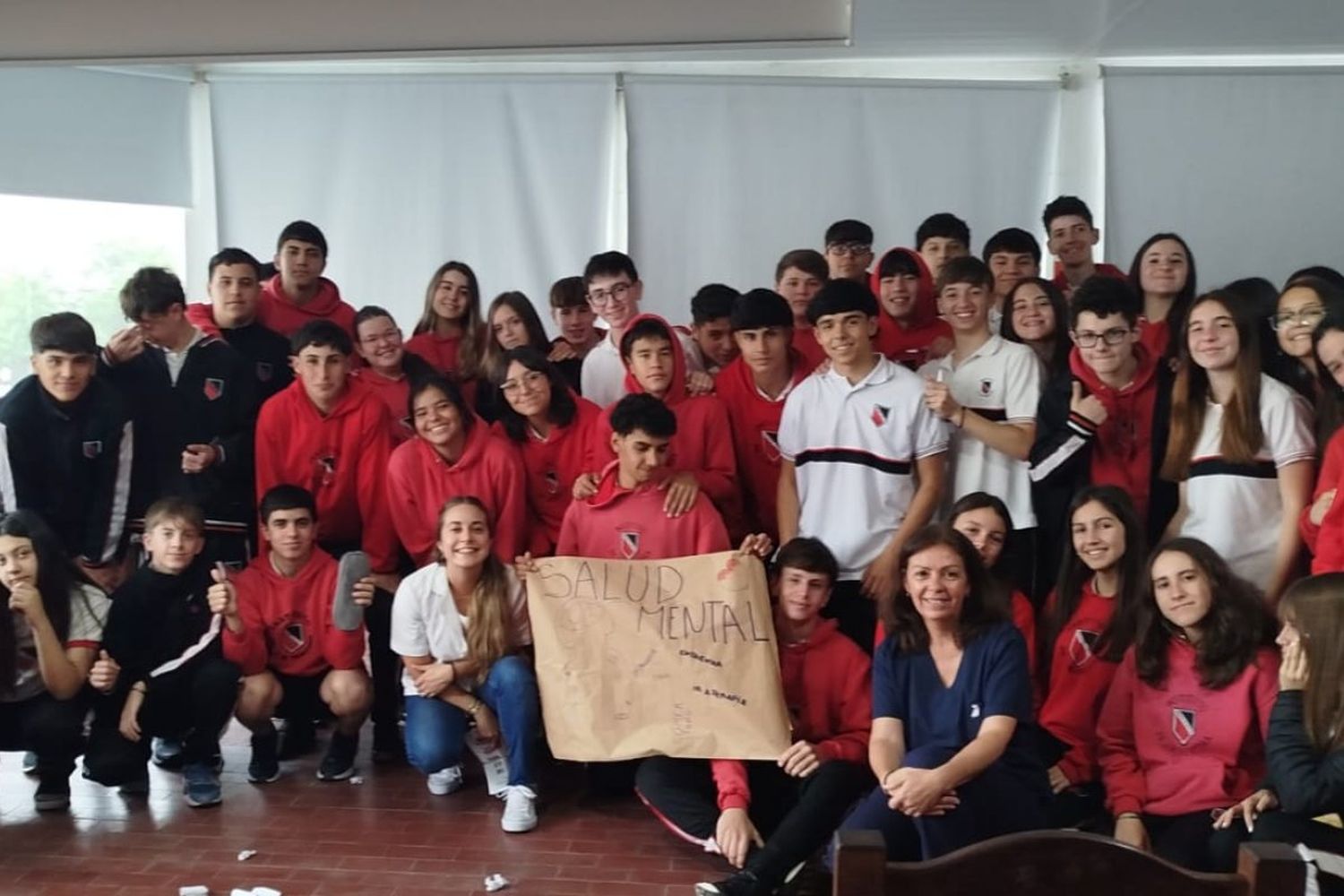 Alumnos de secundaria participaron de un taller sobre salud mental brindado por CAPS Munilla