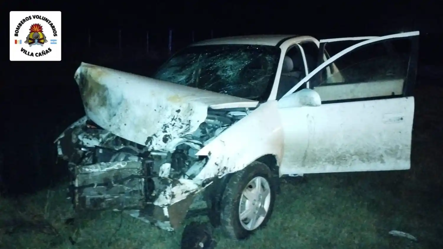 Daños de consideración sufrió el vehículo.