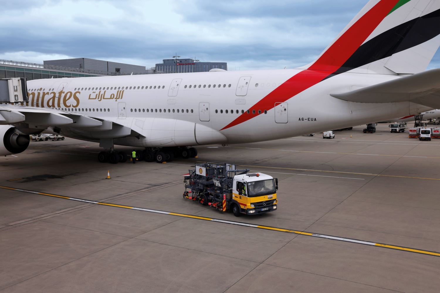 Emirates empezó a utilizar SAF en sus vuelos desde Londres-Heathrow