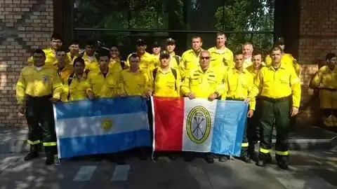 Rescatistas de Santa Fe viajaron para ayudar a Chile