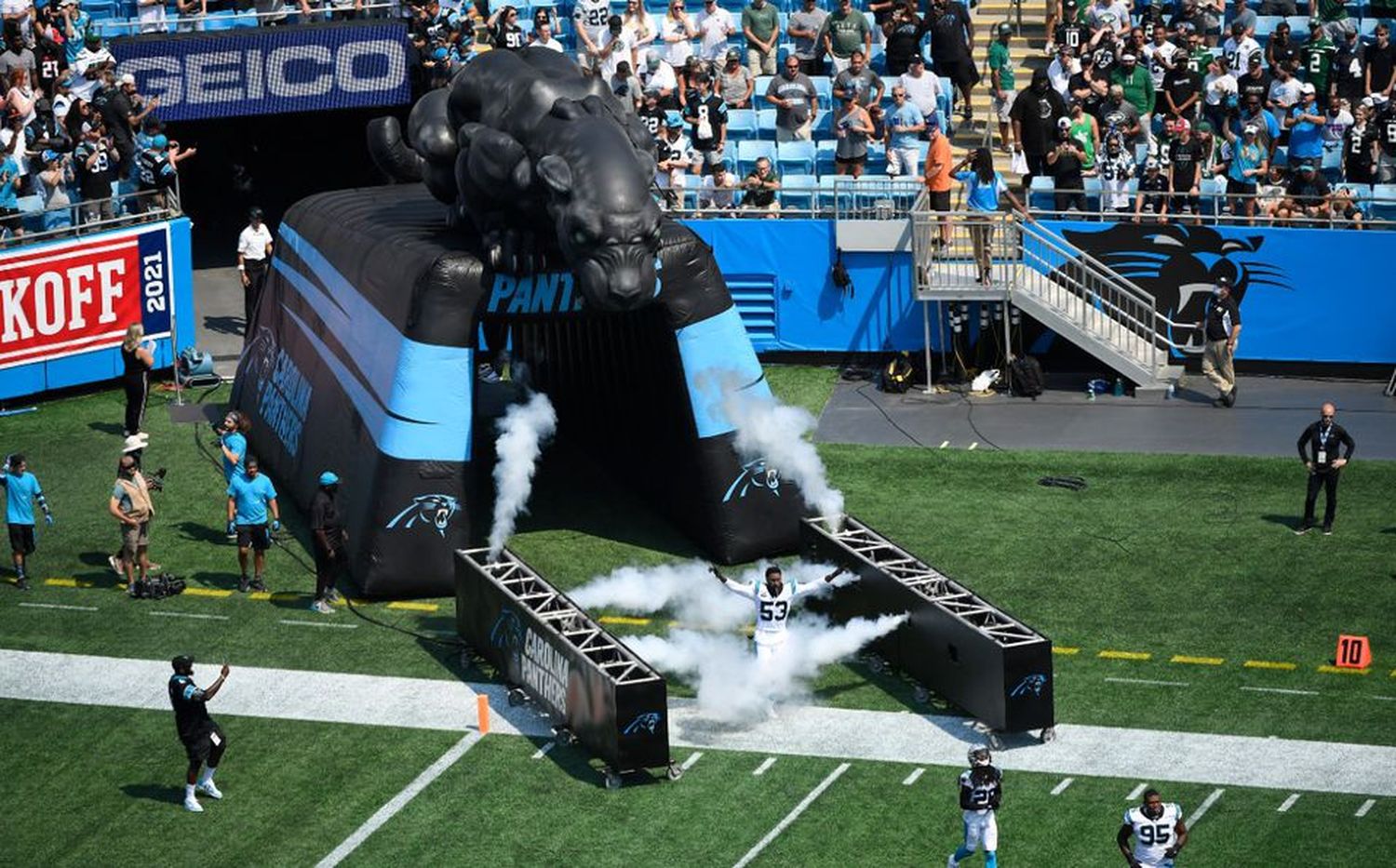 El increíble show de realidad aumentada que se registró en la NFL