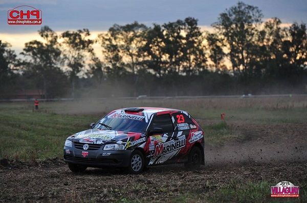 Marinelli y Parravicini se quedaron con  la primera etapa del Rally en Villaguay
