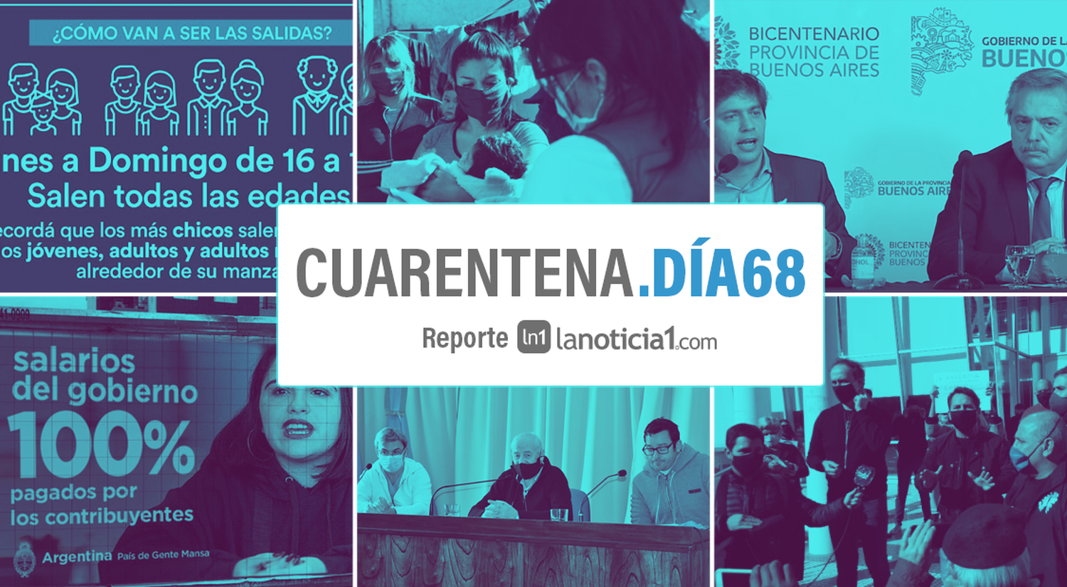 #CORONAVIRUS CUARENTENA BONAERENSE DÍA 68: Con anuncios de obras, el gobierno ya apunta al efecto Covid-19